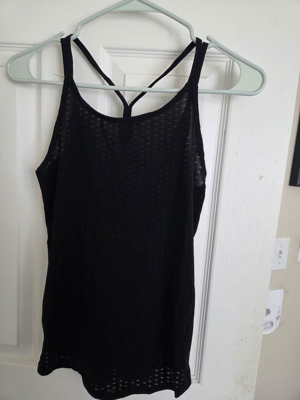ZYIA Black Strappy Workout Tank